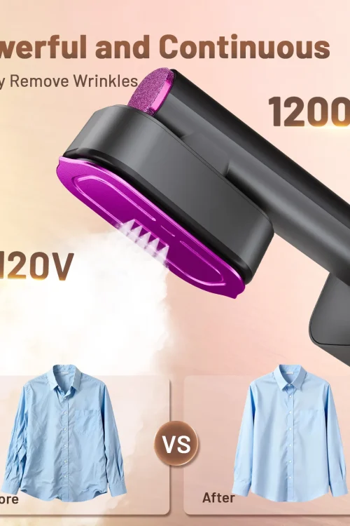 Portable Steamer Iron Mini NEW Handheld Steam Iron for Clothes Fast Heating Travel Garment Fabric Press Machine with Home