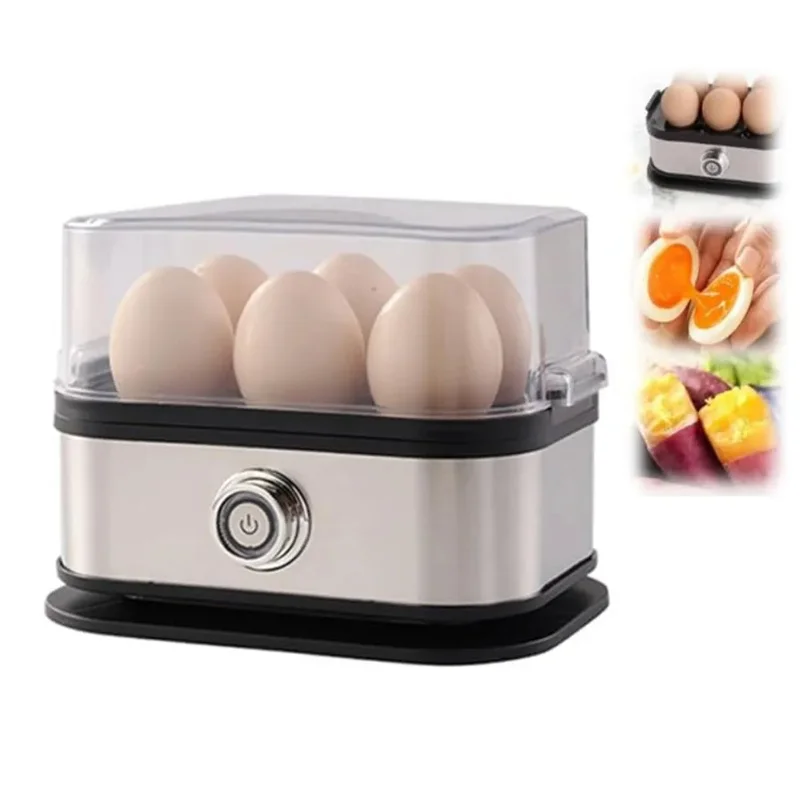 200W Power Eggs Boiler Space Saving Auto Shut-Off Smart Egg Cooker 6 Eggs Capacity Stainless Steel Rapid Egg Cooker 200W Power Eggs Boiler Space Saving Auto Shut-Off Smart Egg Cooker 6 Eggs Capacity Stainless Steel Rapid Egg Cooker