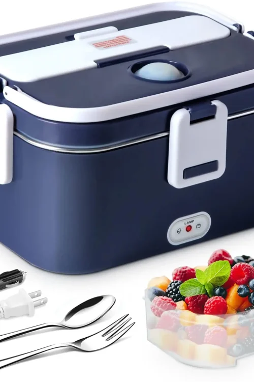 1.5 L 60W Electric Lunch Box Food Warmer Portable Food Heater for Car Or Home – Leak Proof, Lunch Heating Microwave for Truckers 1.5 L 60W Electric Lunch Box Food Warmer Portable Food Heater for Car Or Home – Leak Proof, Lunch Heating Microwave for Truckers